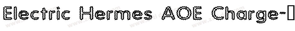 Electric Hermes AOE Charge字体转换